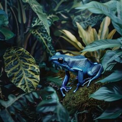 frog in the pond