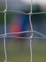 Boys playing football