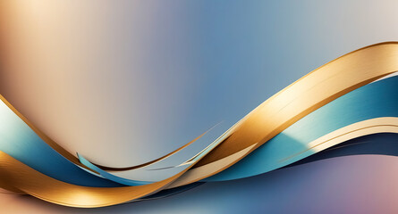 Obraz premium Abstract Background With Wavy Lines