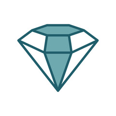 Fototapeta premium diamond icon vector design template simple and clean