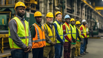 Multicultural Workers in Factory