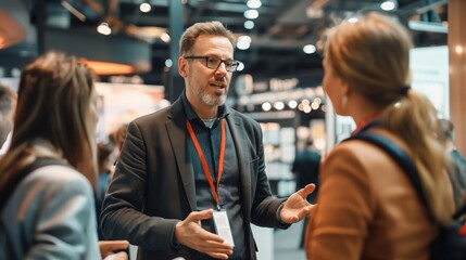 Product Demonstration at Trade Fair