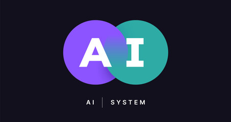 Sign, circle. Abstract symbol with gradient circle. Emblem business company, abstract circle, sphere sign. Icon template, label merged circle, sign brand. Vector Illustration