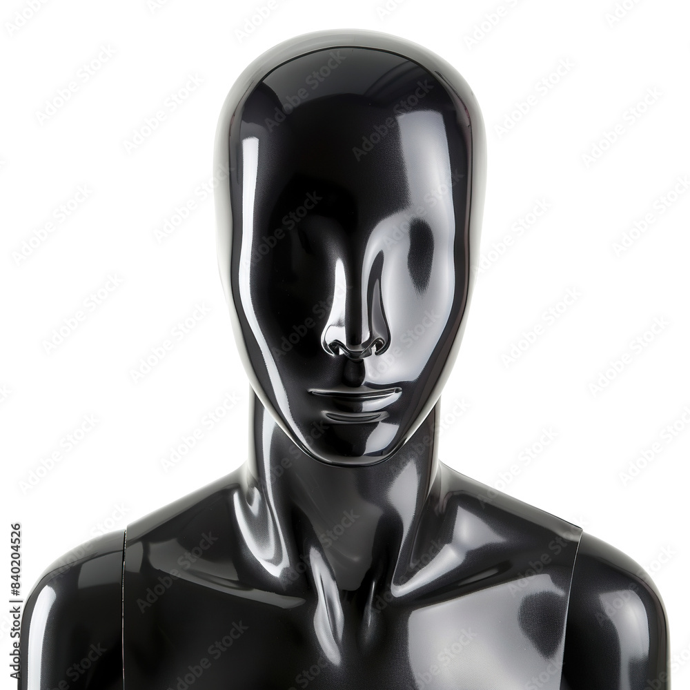 Canvas Prints Black mannequin cut out