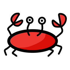 Crab vector