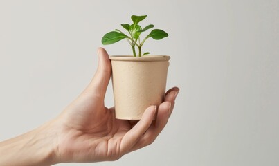 Biodegradable plant pots