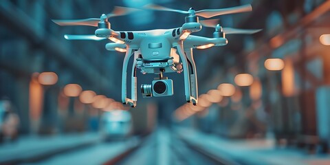 Efficient drone delivery service for urban shipping logistics in ecommerce. Concept Urban Shipping Logistics, Drone Delivery, Ecommerce, Efficient Operations, Technology Implementation