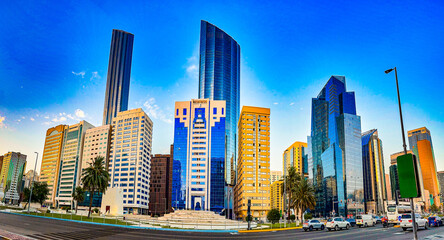 Fototapeta premium Abu Dhabi, Capital of the UAE.