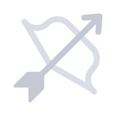 Have a look at creative icon of archery, ready to use vector