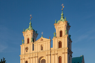 Obraz premium Cathedral of St. Francis of Xaveria in the city of Grodno, Belarus