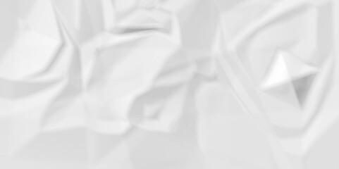 White crumpled paper texture. white crumpled paper texture sheet background. Wrinkled paper texture.