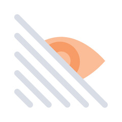 Hide icon design, user interface vector