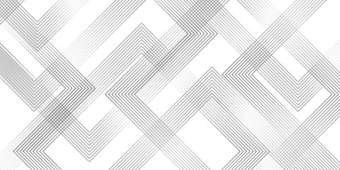 Abstract gradient square diagonal motion light grey and white background stripe lines, luxury shapes motion pattern. Modern pattern elegant digital line template background.	
