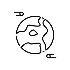 Earth vector icon