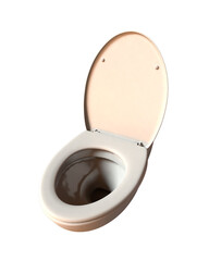 toilet isolated on white