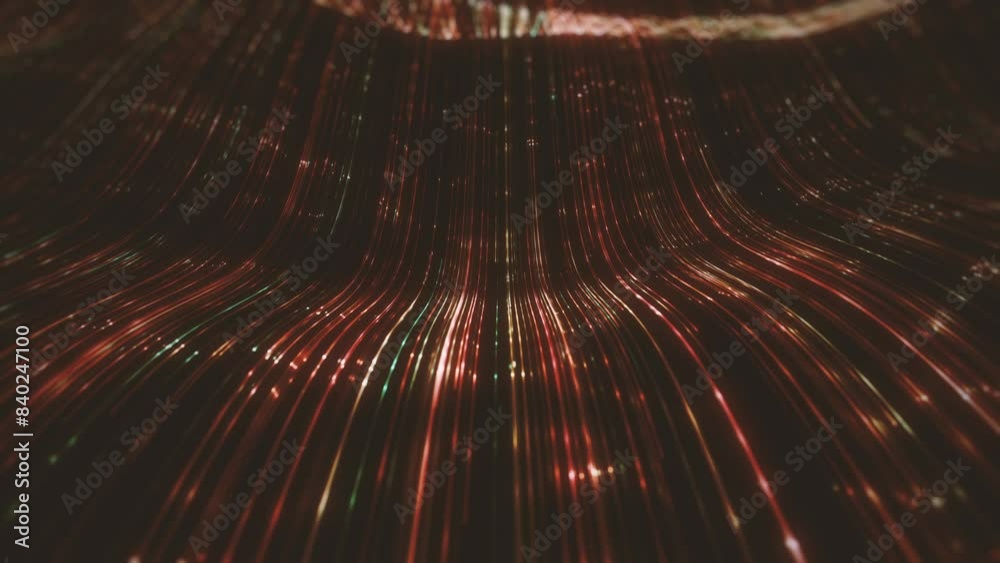 Poster abstract flowing lines background/ animation of an abstract background of flowing and streaming ligh