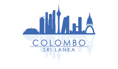 Colombo city Sri Lanka. Beautiful Colombo city vector design. Sri Lanka Colombo. EPS10