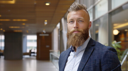 Viking Warrior with Braided Beard., Modern days Viking, A way of life, call of the wild, A new kind of beauty.