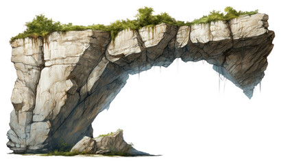 PNG Cliff rock architecture outdoors.