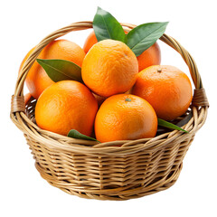 Close-Up Of A Fresh Orange On Isolated Background