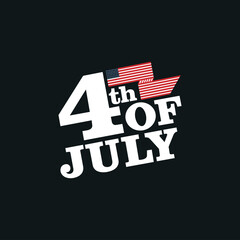 Happy Independence Day greeting card, 4th of July, poster template, Independence Day design, Happy Fourth of July, Party Invitation, Social media post, vector illustration, graphic resource, USA, US