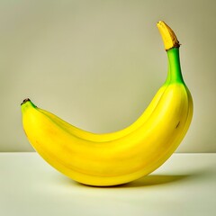 Ripe Yellow Bananas Isolated On Background