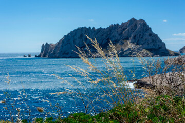 Littoral rocheux de méditerranée