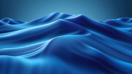 Obraz premium blue silk background