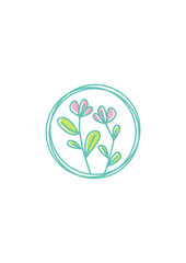ROUND FLOWER LOGO