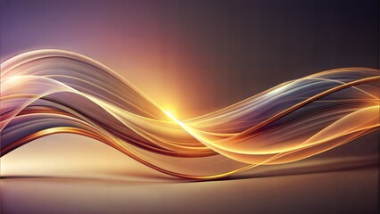 gold color Abstract simple wave line