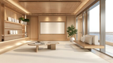 Exquisite Yacht Interior Design Portfolio Business Cards Models and Fabrics for Luxury Living