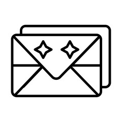 Envelope line icon