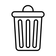 Trash line icon
