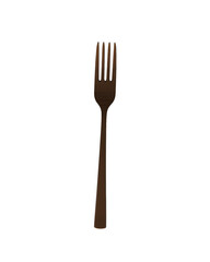 fork isolated on white