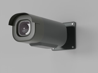 CC camera 3d illustration isolated on white background 