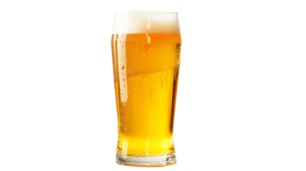 beer isolated on transparent background