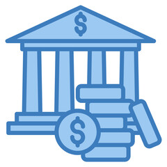 Investment Banking Icon Element For Design