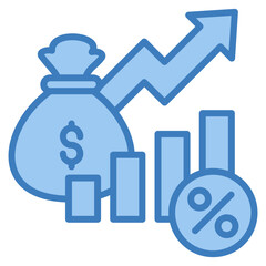 Economic Indicators Icon Element For Design
