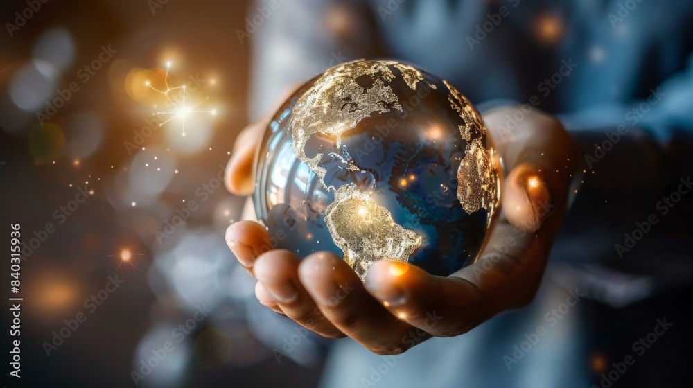 Poster business global internet connection application technology and digital marketing concept. financial 