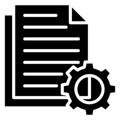 File Management Icon Element For Design