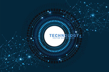 Abstract Technology Circuit Board Background