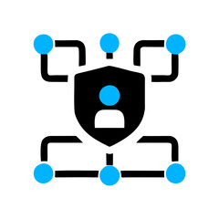 Shielded Digital: Cyber Security Icon Design	