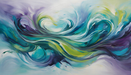 abstract background with waves