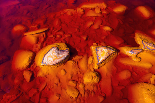 Mars-like landscape of Riotinto mines