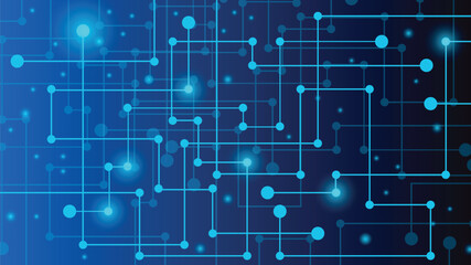 Modern Digital Technology and Computing Concept Background. 