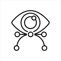 Eye vector icon