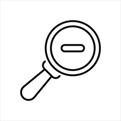 Zoom Out vector icon