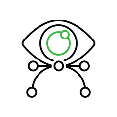 Eye vector icon