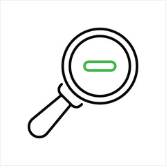 Zoom Out vector icon