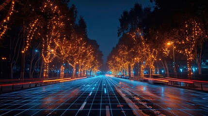 Obraz premium automated license plate recognition car registration and speed detection monitoring and gps location tracking.stock illustration
